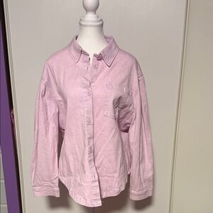 Women's Pink Button Down Shirt